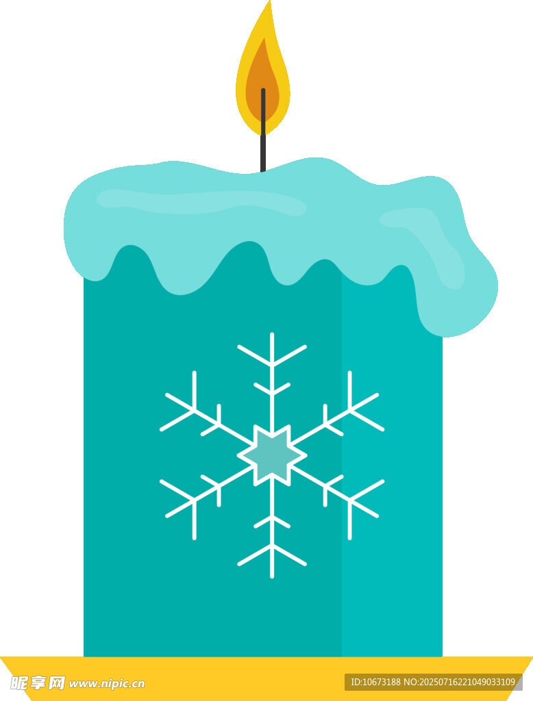 雪花蠟燭