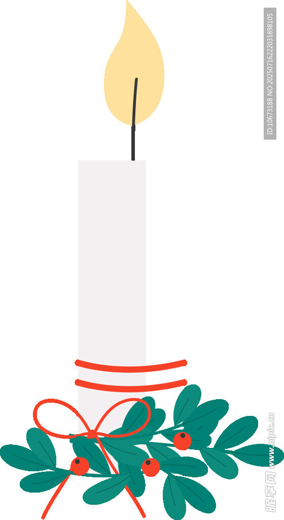 圣誕蠟燭裝飾