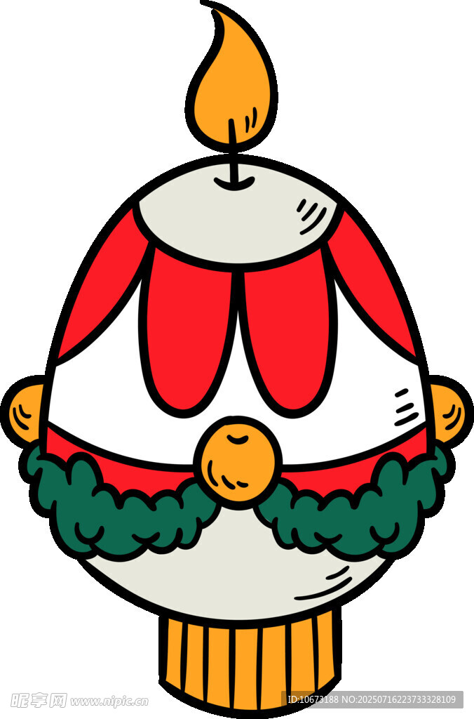 圣誕裝飾蠟燭