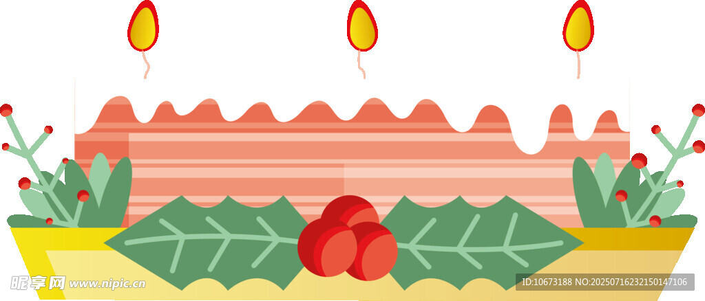 圣誕裝飾插畫