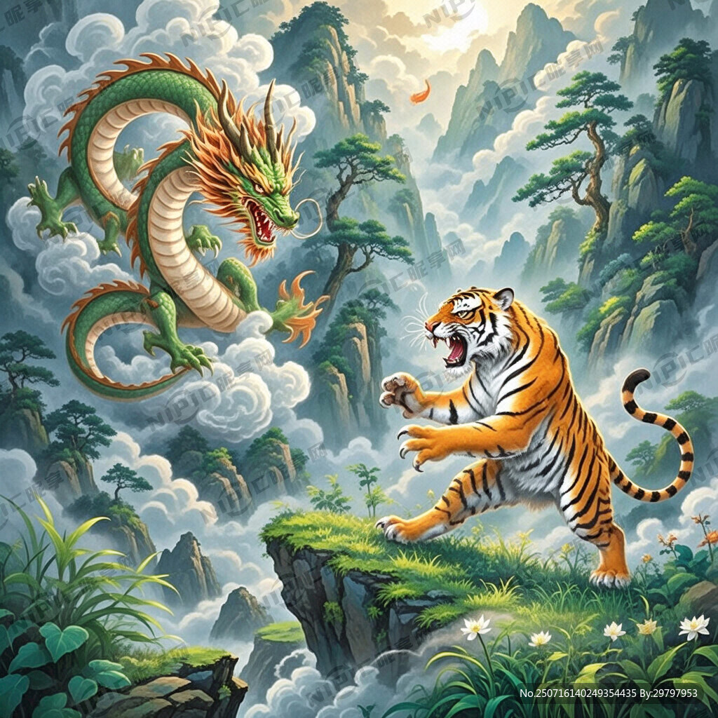 龍與虎的打斗