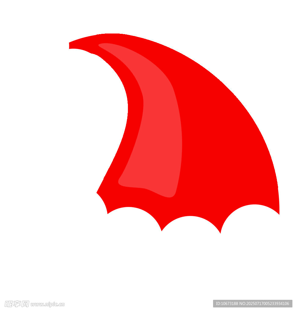 紅色鯊魚鰭圖標(biāo)