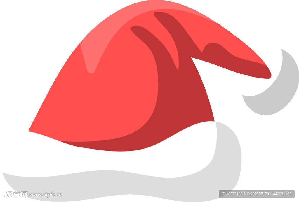 紅色圣誕帽圖標(biāo)