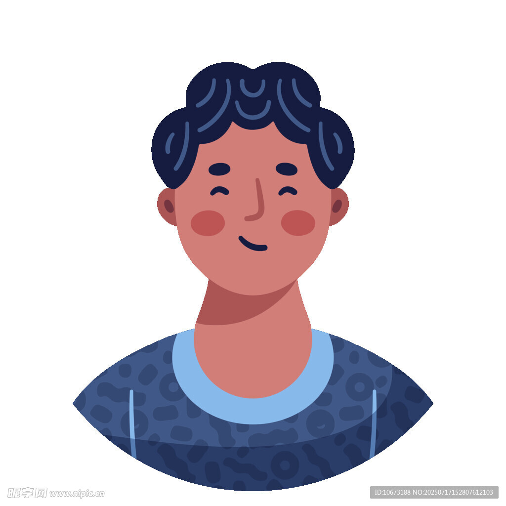 微笑的短發(fā)男子