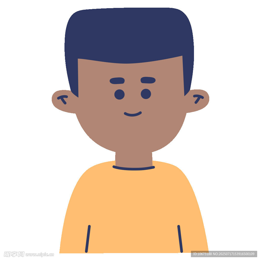 微笑的男孩