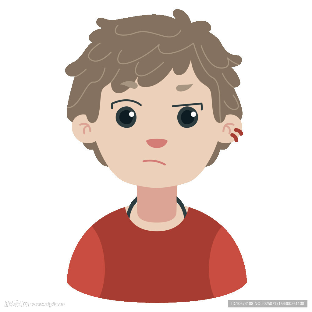 皺眉男孩頭像