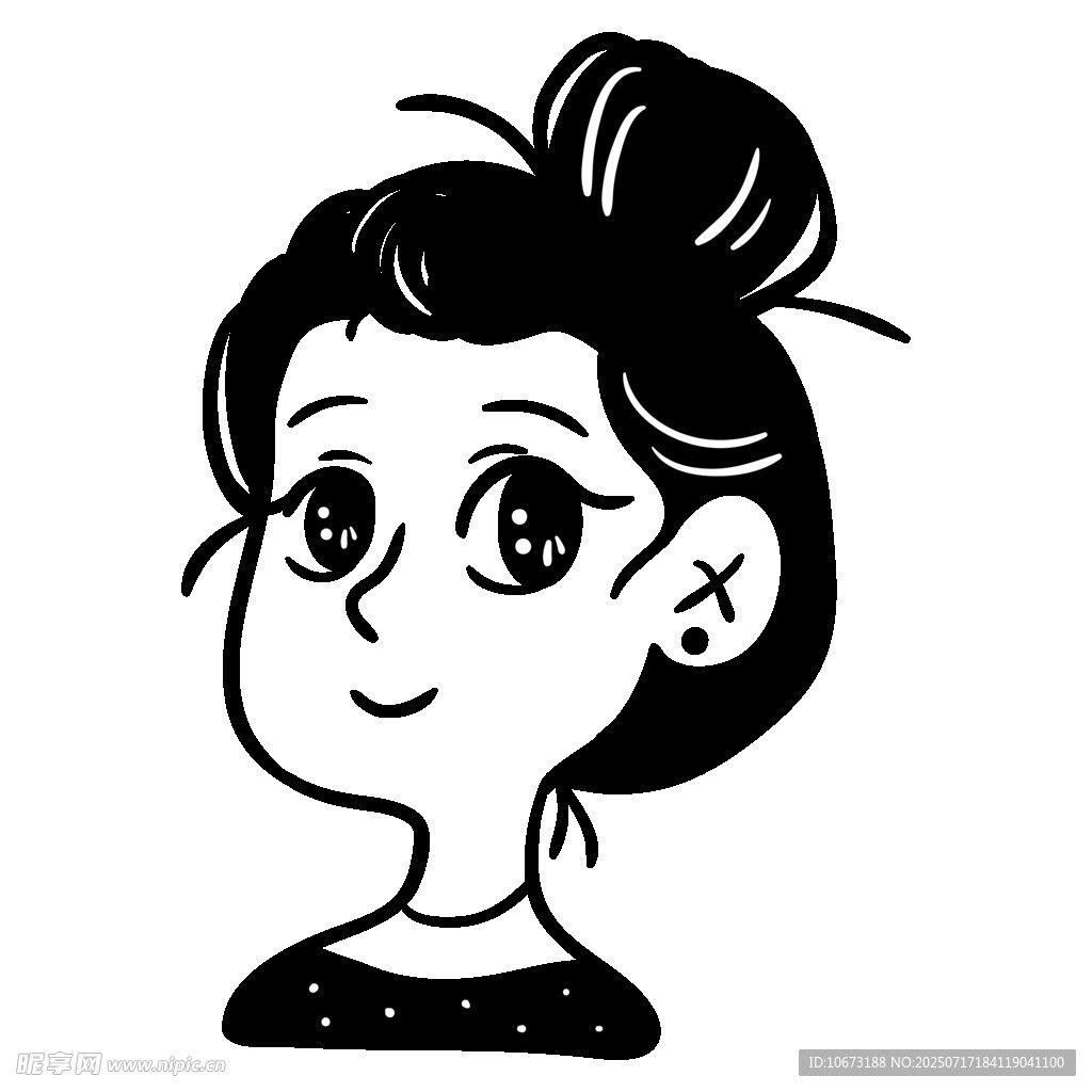 俏皮女孩頭像