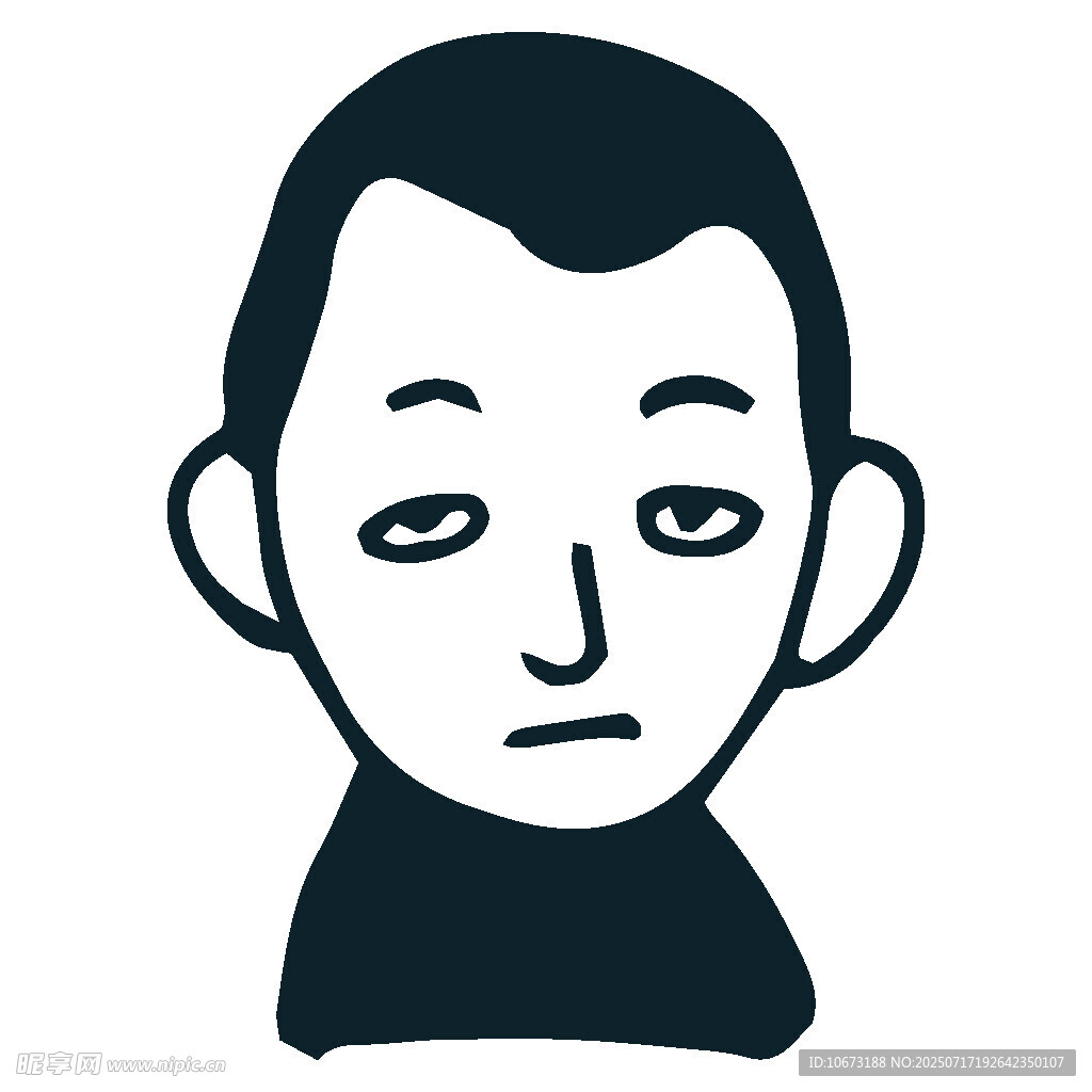 簡約風(fēng)男子頭像