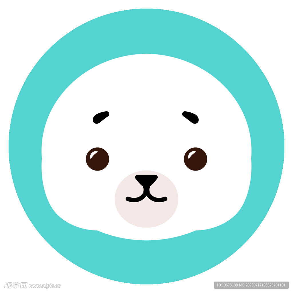可愛(ài)海豹卡通頭像
