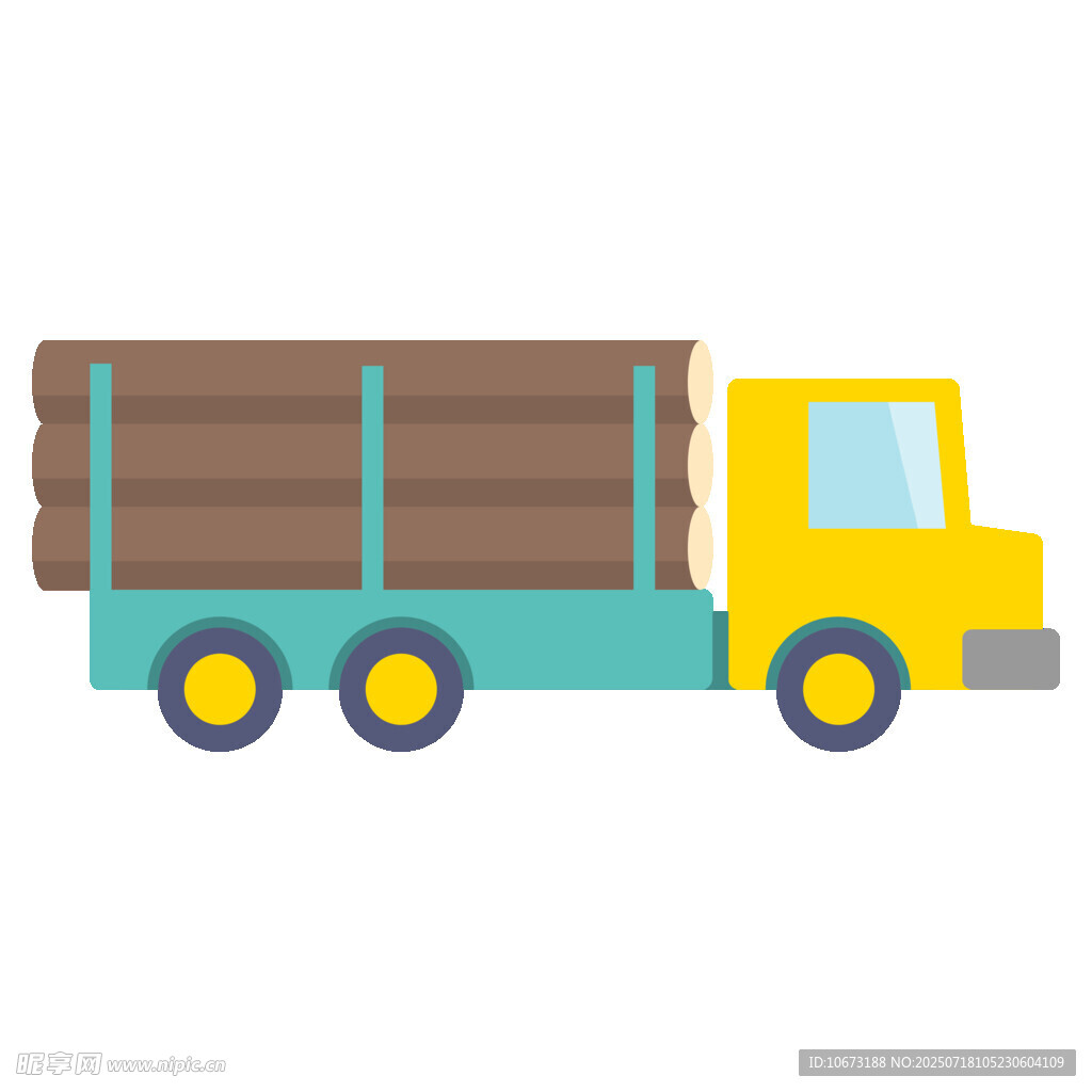 木材運(yùn)輸卡車