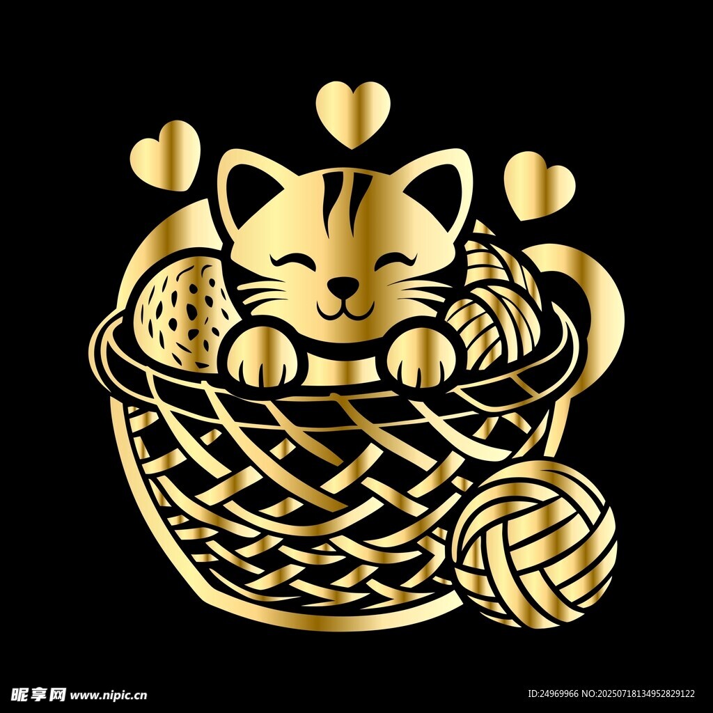 金貓臥籃