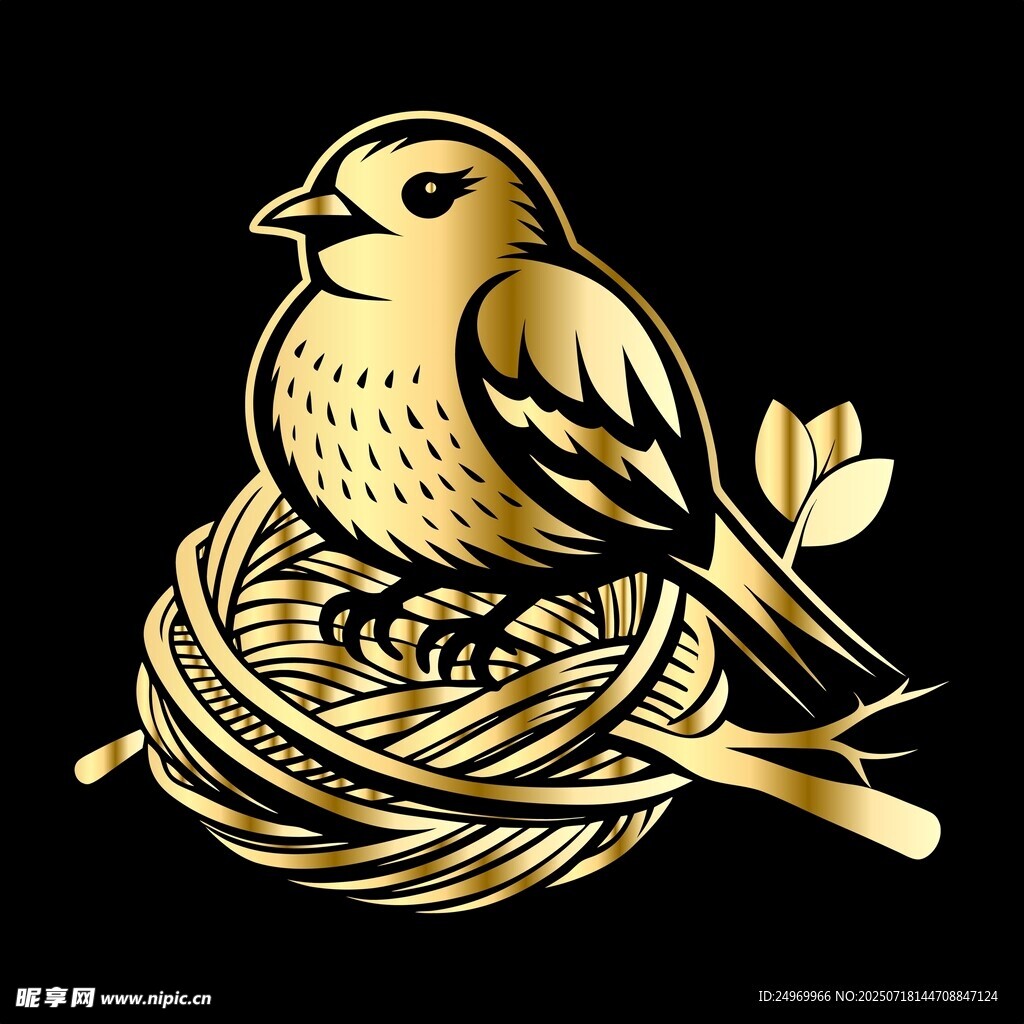 金鳥棲巢圖