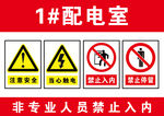 配電室安全警示標(biāo)識(shí)