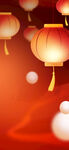 紅燈籠營造喜慶氛圍