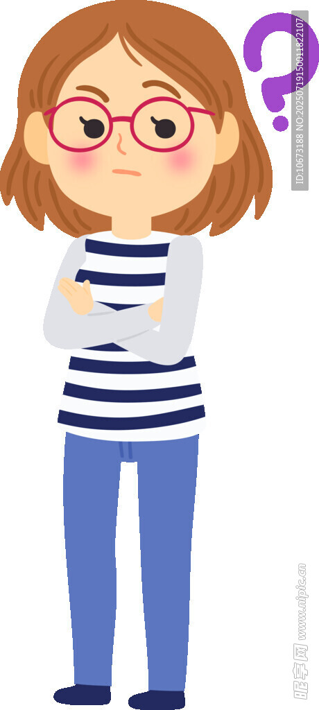 思考的女孩