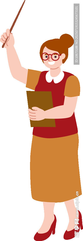 女教師授課