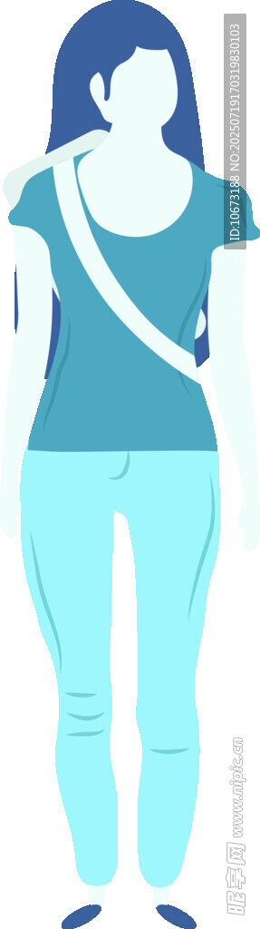 簡約風格女性形象