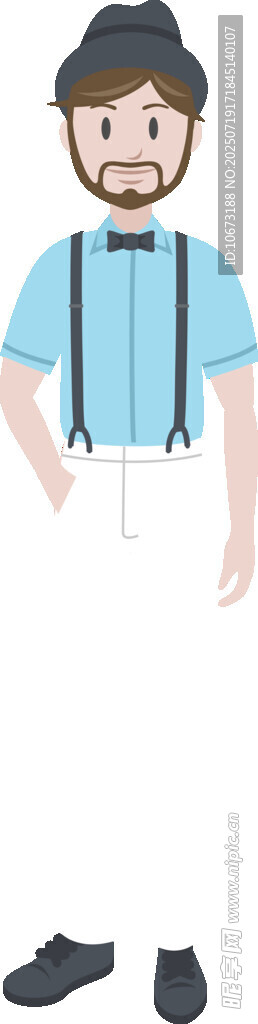 男士服飾配件展示