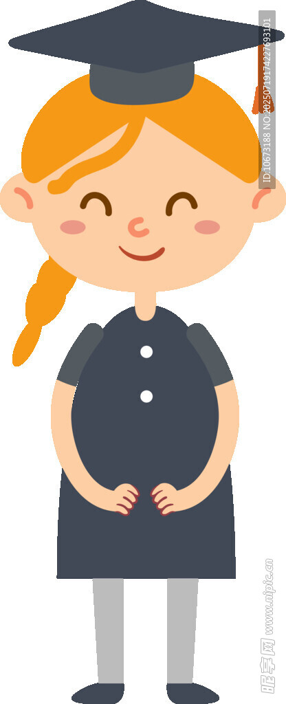 畢業(yè)女孩形象