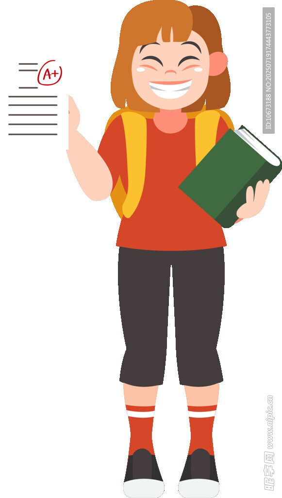 背著書包的憤怒女孩