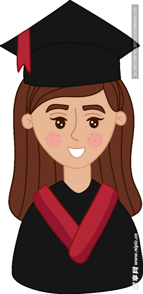 畢業(yè)女生形象
