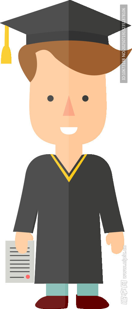 畢業(yè)學(xué)士形象