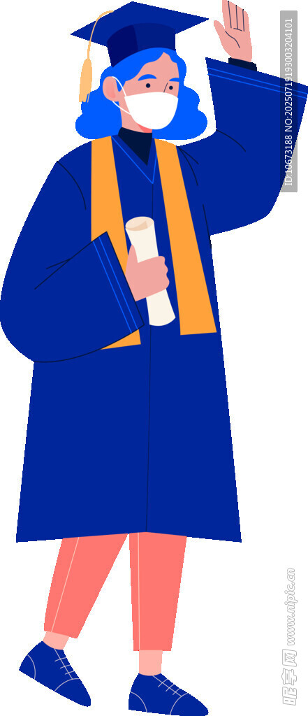 畢業(yè)學(xué)士形象