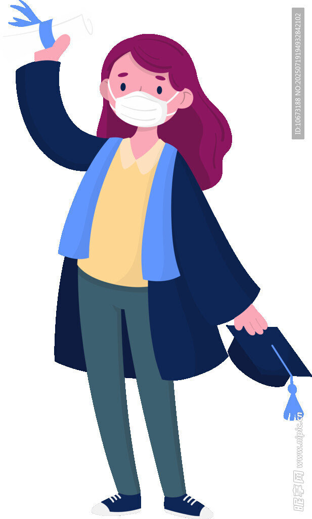 女孩雨中撐傘扔垃圾