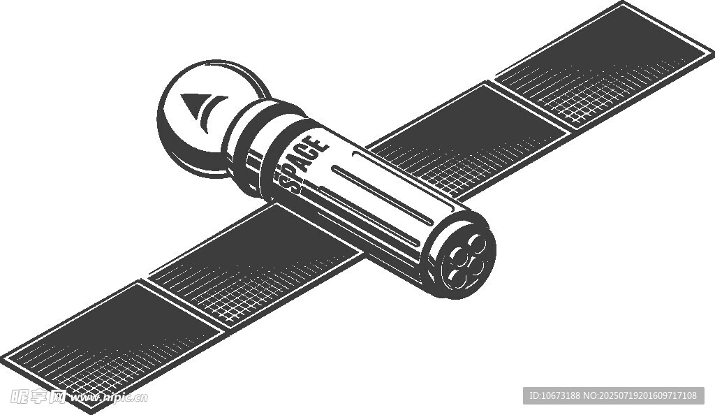 衛(wèi)星模型圖