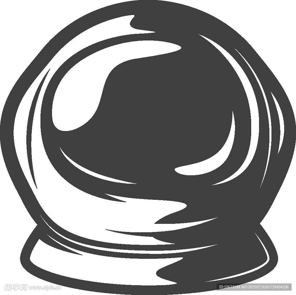 簡約宇航員頭盔圖標(biāo)