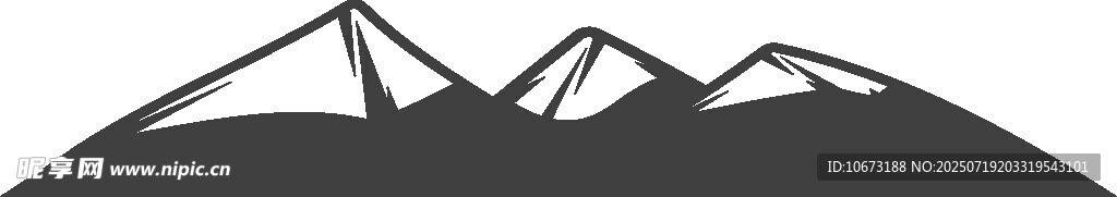 簡約山峰圖案設(shè)計