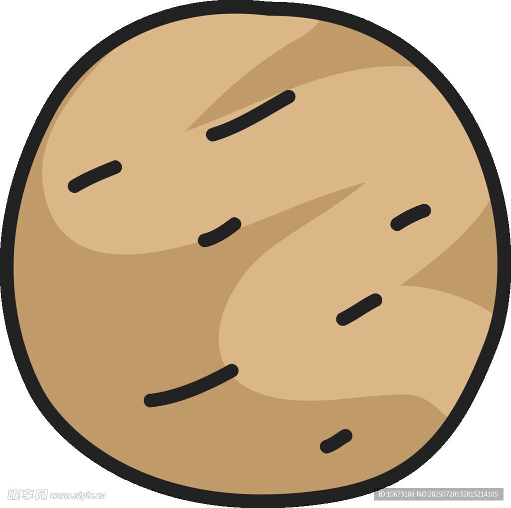 卡通風(fēng)格的土豆形象