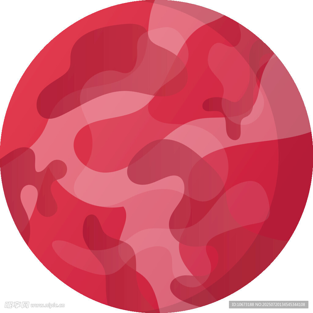 紅色迷彩圖案圓形圖標(biāo)