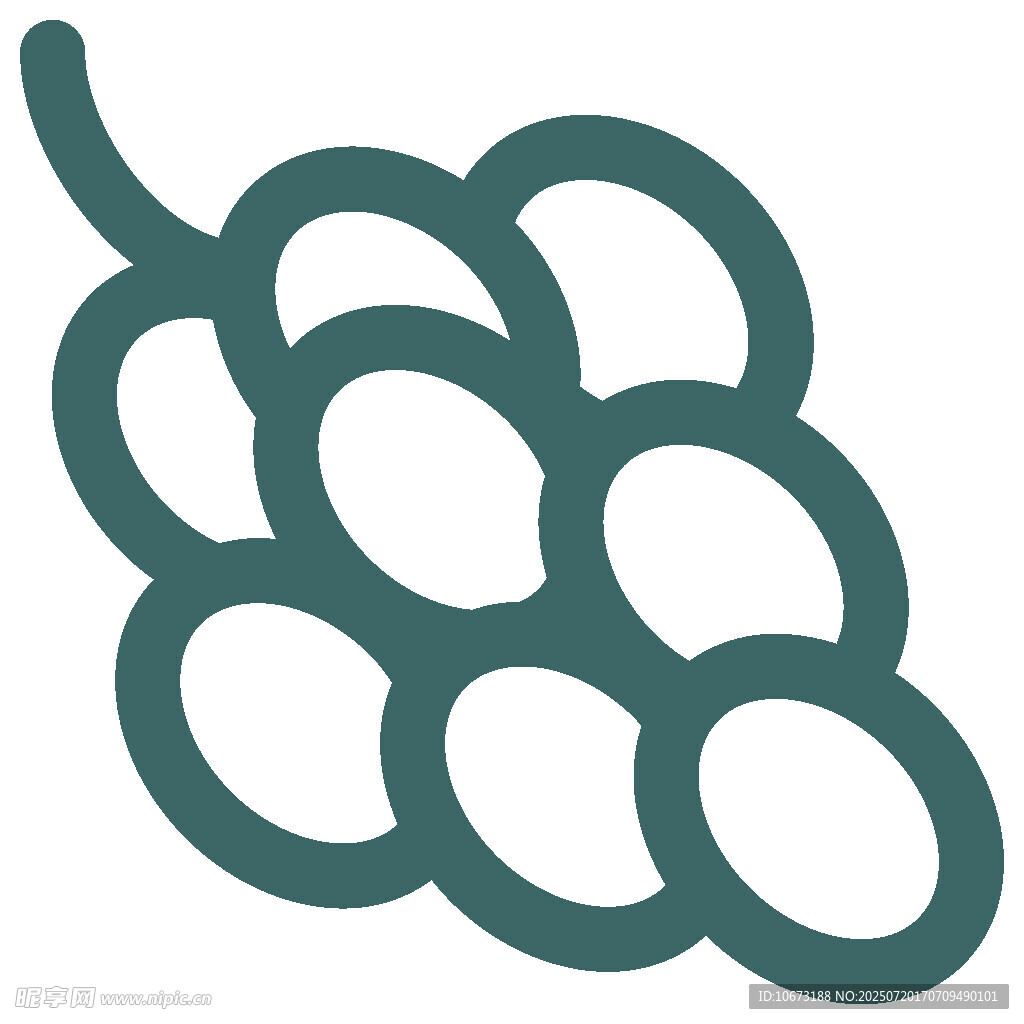 簡約葡萄圖標(biāo)