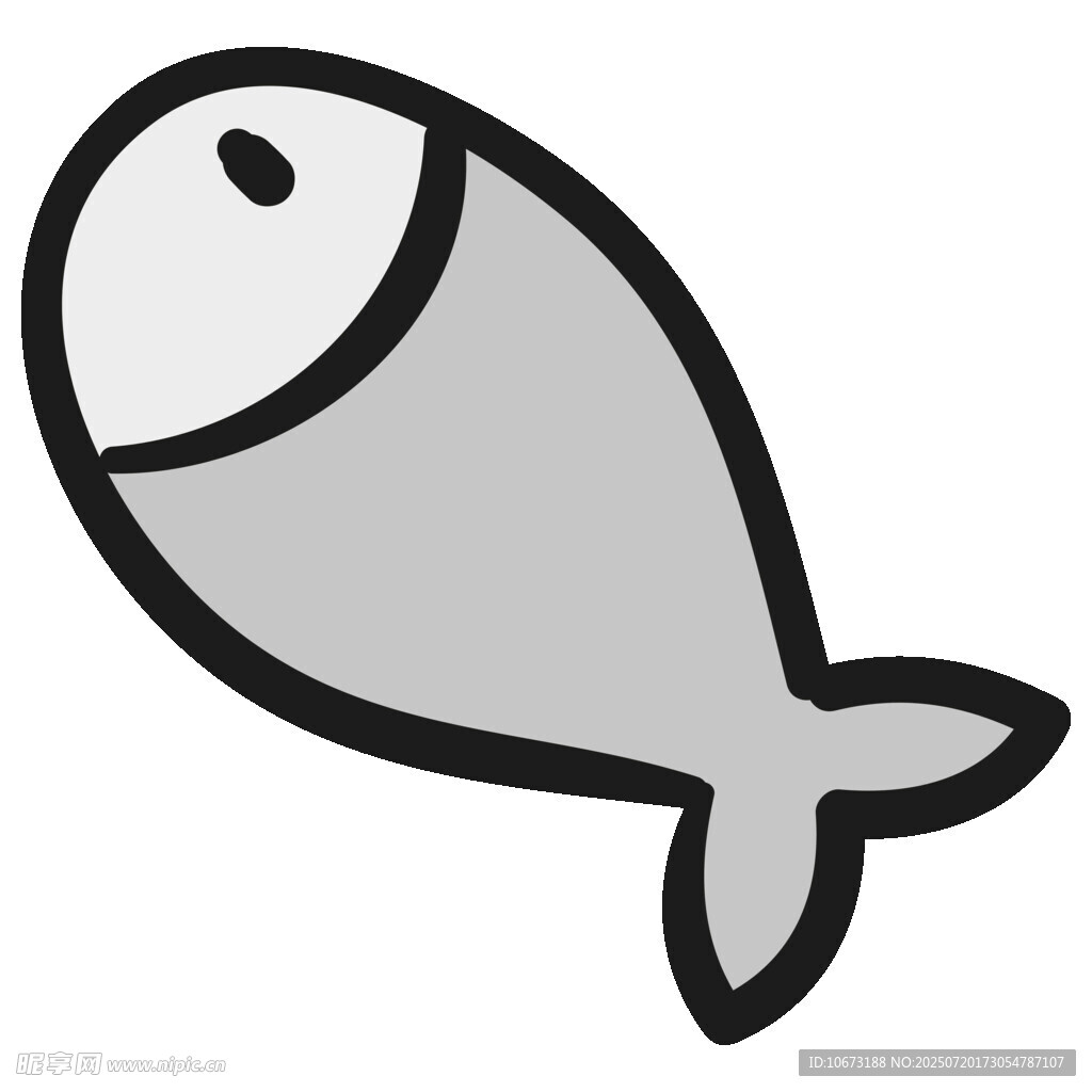 簡(jiǎn)約卡通小魚(yú)圖標(biāo)