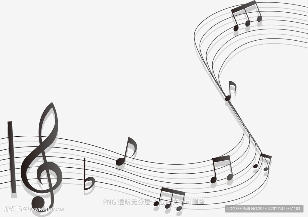 音符舞動(dòng)的音樂(lè)旋律