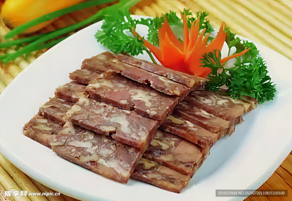 手工壓肉  蹄花肉  