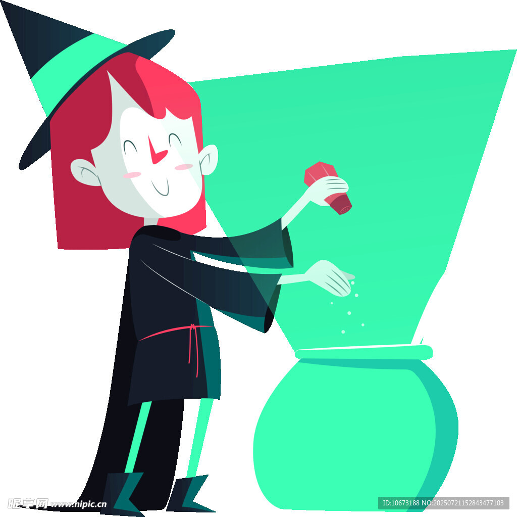 小女巫制作魔法糖果