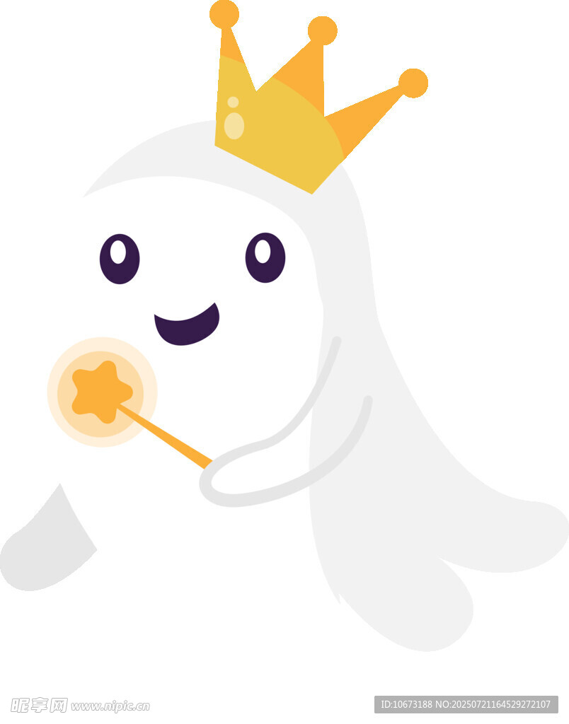 戴皇冠的魔法小精靈