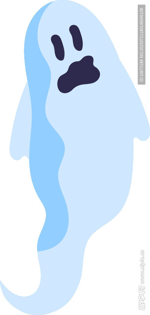 藍(lán)色幽靈卡通形象