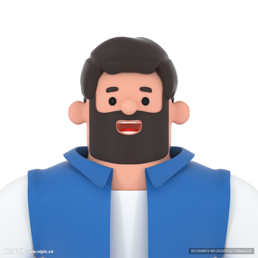 3D時尚人物頭像