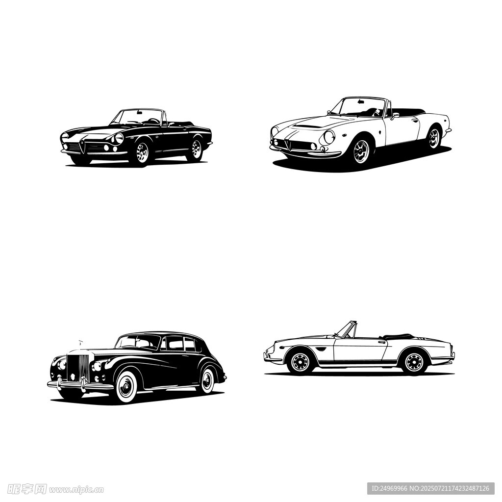 經(jīng)典復(fù)古汽車款式展示