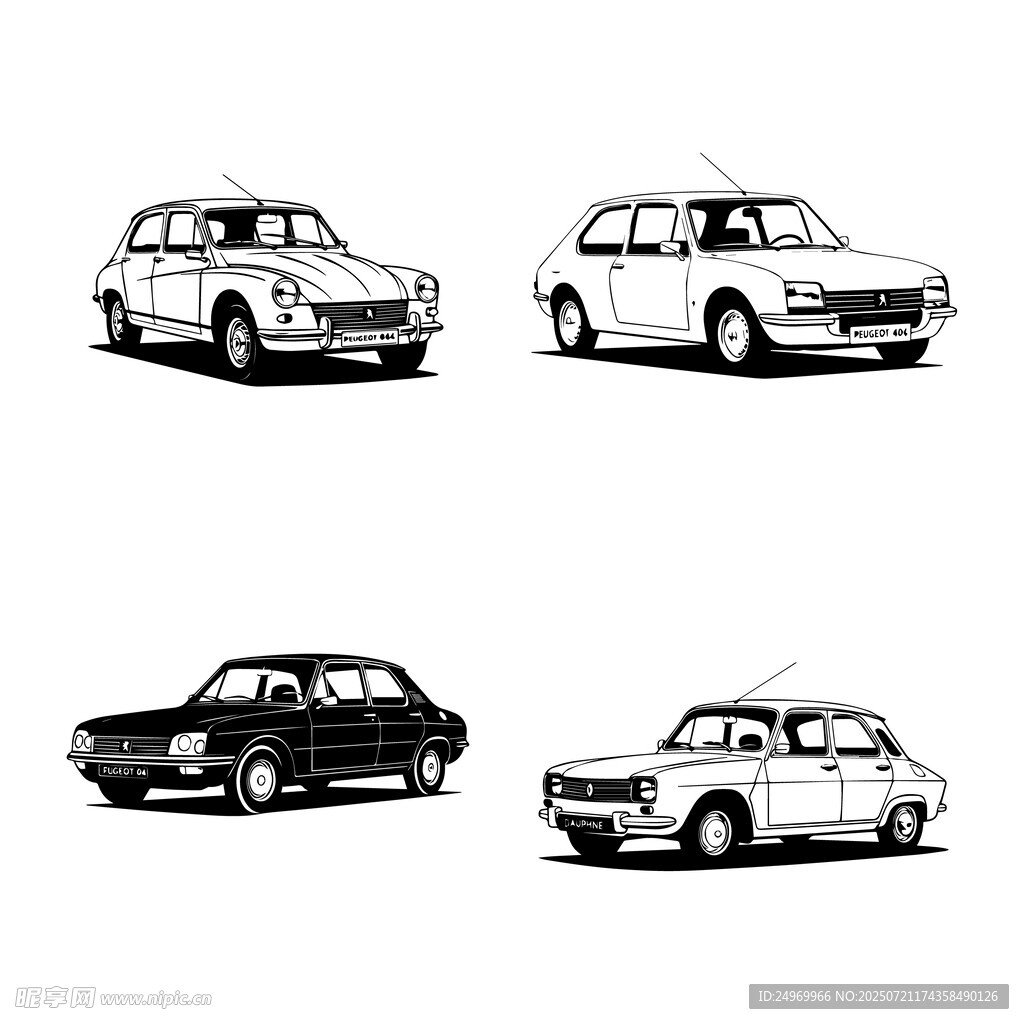 經(jīng)典復(fù)古汽車(chē)款式集合