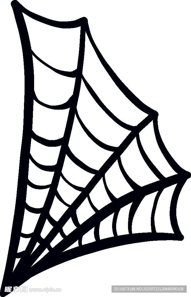 簡約風(fēng)格黑色蜘蛛網(wǎng)圖案