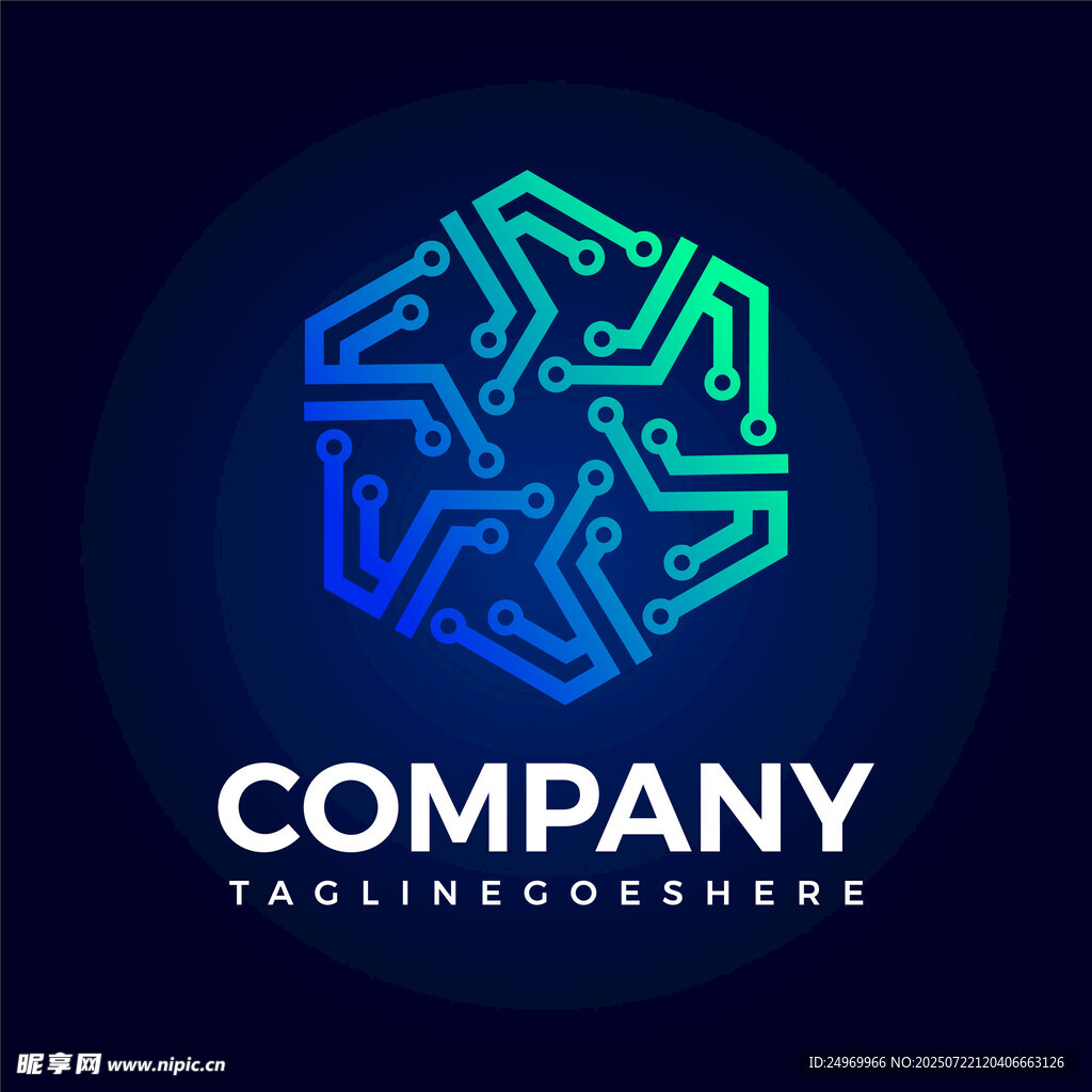 科技風公司標志設(shè)計