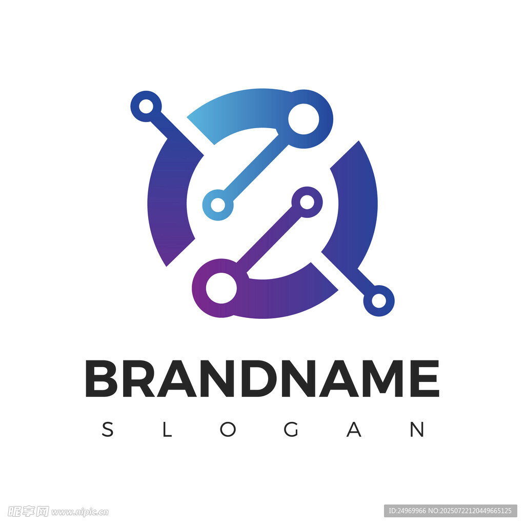 科技互聯(lián)風(fēng)格品牌標(biāo)志