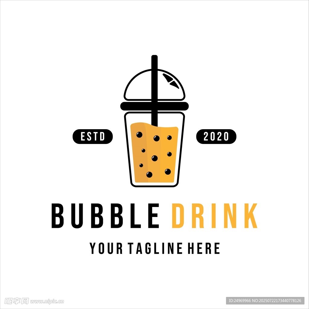 氣泡飲料標(biāo)志設(shè)計(jì)