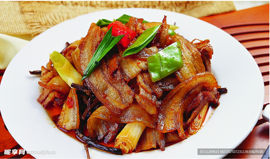 樹菇炒回鍋肉