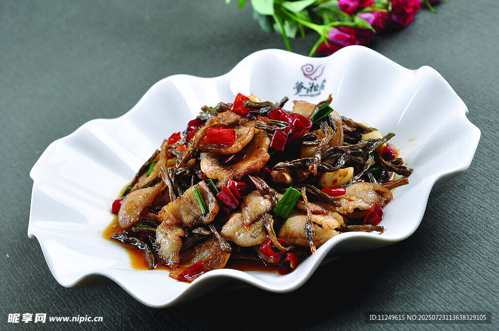 干豆角炒回鍋肉