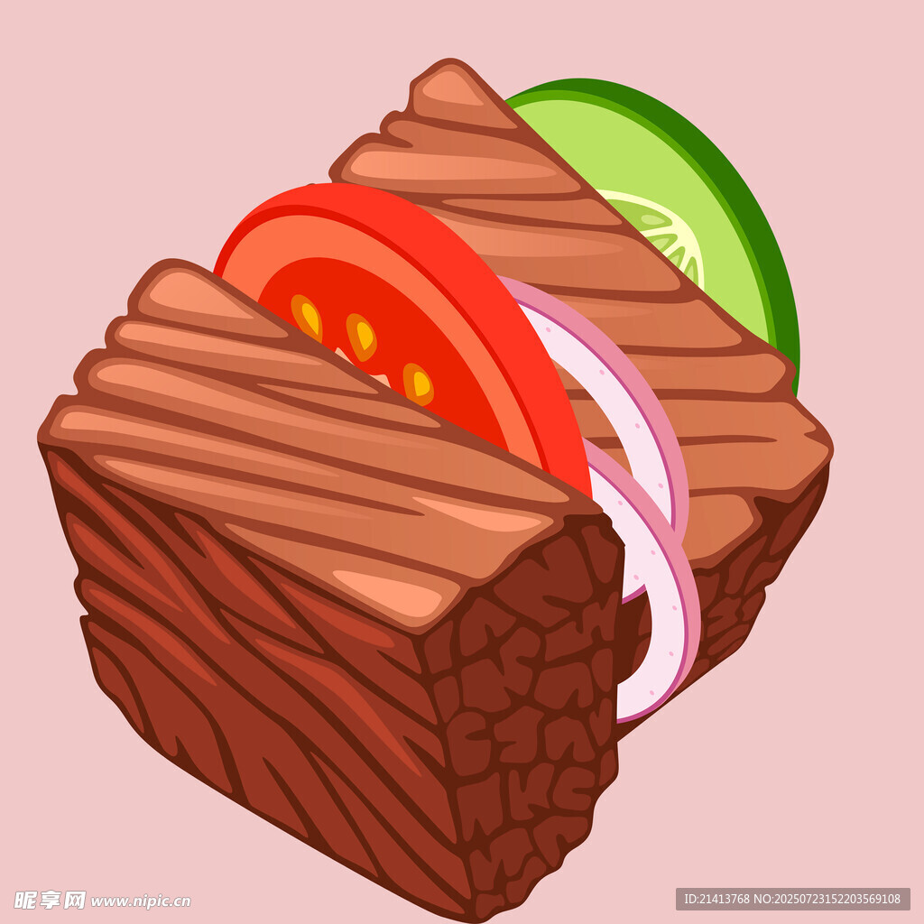 美味夾心牛肉塊
